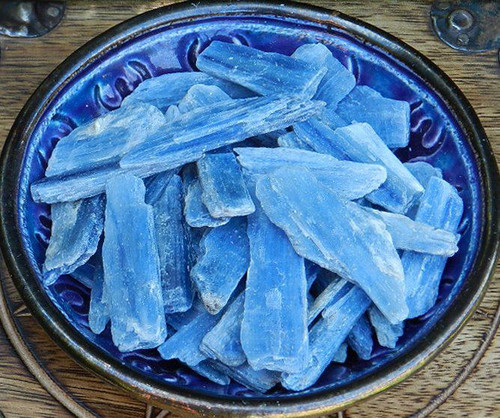 Blue Kyanite Natural Pieces Set of 5
