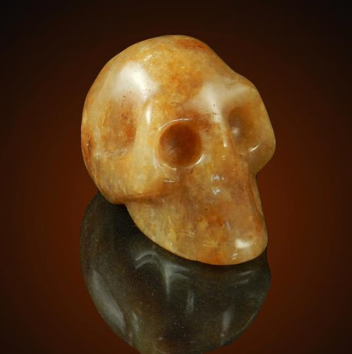 Dimension Jasper Gemstone Skull