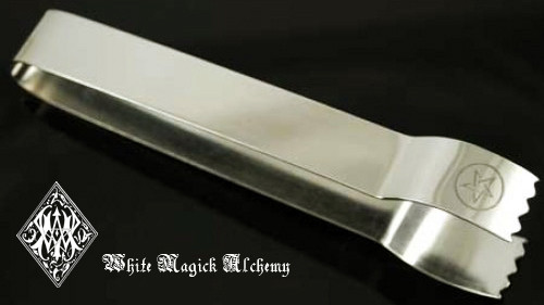 Tongs for Charcoal and Incenses Pentacle Design