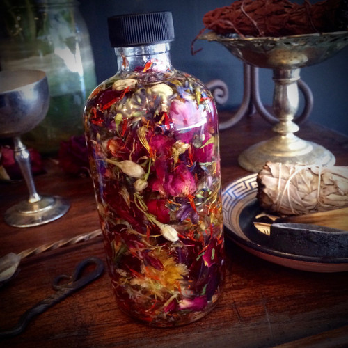 Custom Magic Potion Oil Blend Uniquely Blended for You with Alchemical Herbs, Crystals, Essential Oils