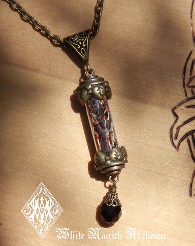 Witches Shield Talisman Charm Necklace