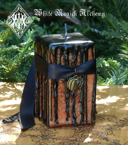 Hallows Eve Witches Magick Candle for Samhain & Halloween