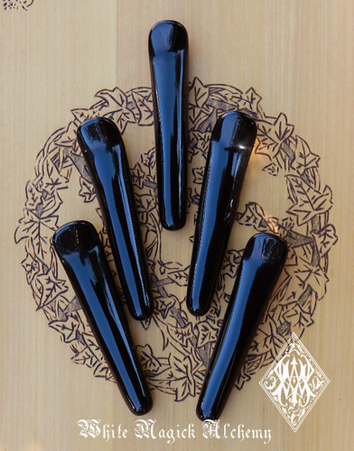 Black Obsidian Wands Large