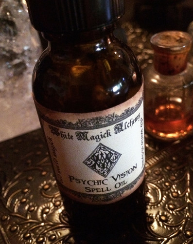 PSYCHIC VISION Oil . Clairvoyance, Psychic Awareness, Trance Mediums, Spiritualist Enlightenment
