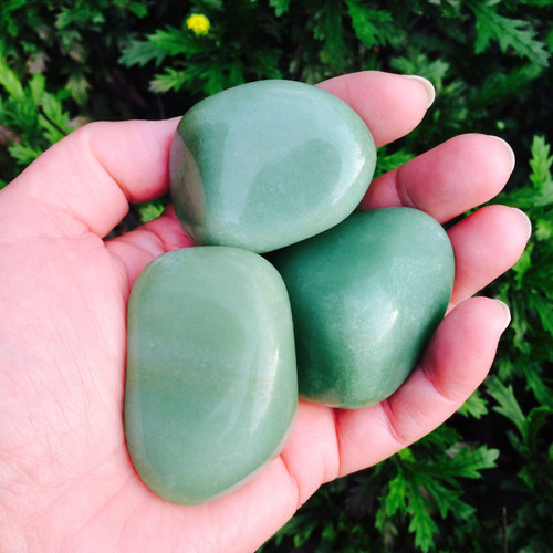 Aventurine Tumbled Gemstone HUGE Jumbo for Abundance, Money, Regeneration
