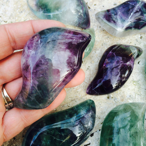 Fluorite Gemstone Free Forms