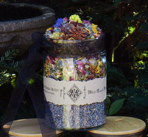 Sacred Daily Herbal Blend . A Fresh Blend of Herbs, Flowers, Woods & More Crafted Daily at our Shop - With Fresh Sonoma Lavender