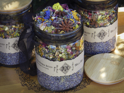 Sacred Daily Herbal Blend . A Fresh Blend of Herbs, Flowers, Woods & More Crafted Daily at our Shop - With Fresh Sonoma Lavender