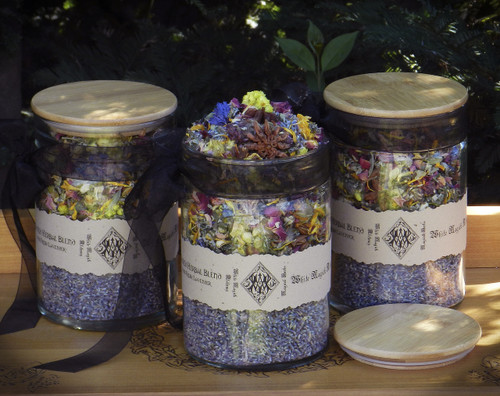 Sacred Daily Herbal Blend . A Fresh Blend of Herbs, Flowers, Woods & More Crafted Daily at our Shop - With Fresh Sonoma Lavender