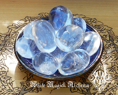 Rainbow Quartz Palm Stones Jumbo . The Ultimate Power Stone