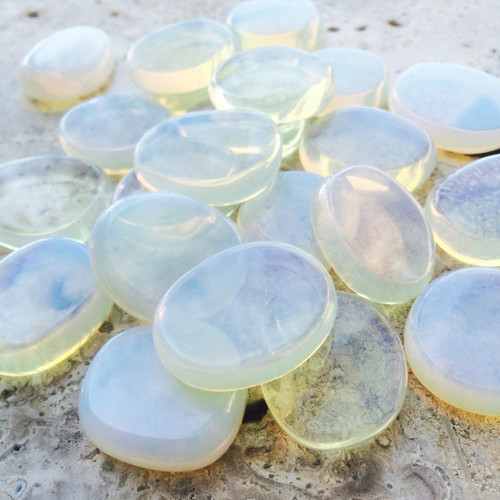 Opalite Gemstone Medallions, Meditation, Peace & Blessings