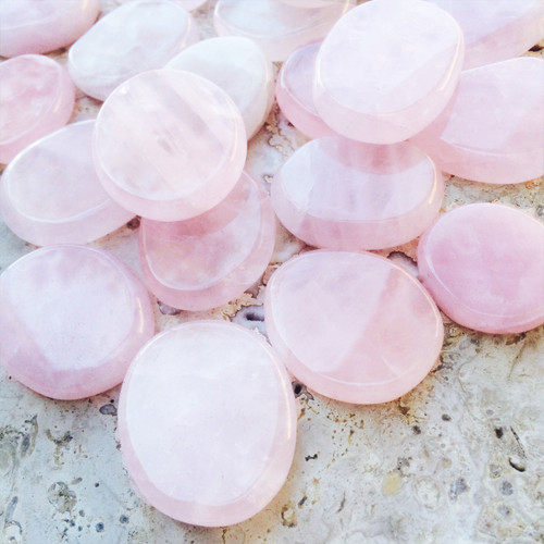 Rose Quartz Gemstone Medallions, The Stone of Love