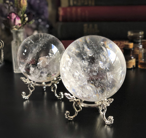Quartz Sphere Crystal Balls - Radiate all Colors within the Spectrum of Light
