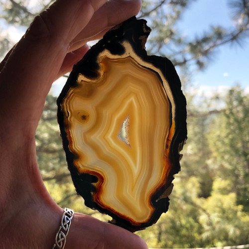 Amber Agate Slab #1