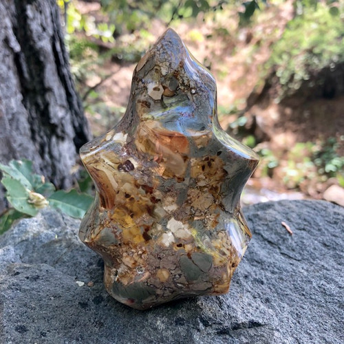 Brecciated Jasper Flame