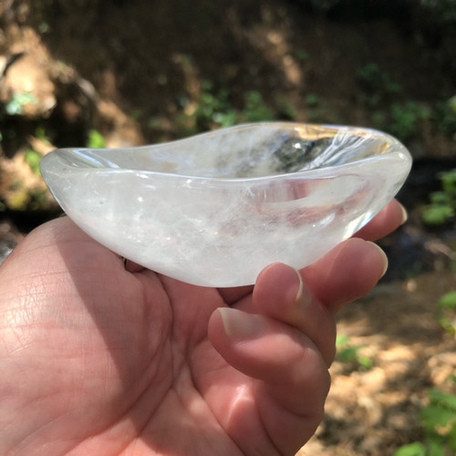 Gorgeous Amazing Medium Crystal Quartz Offering Bowl