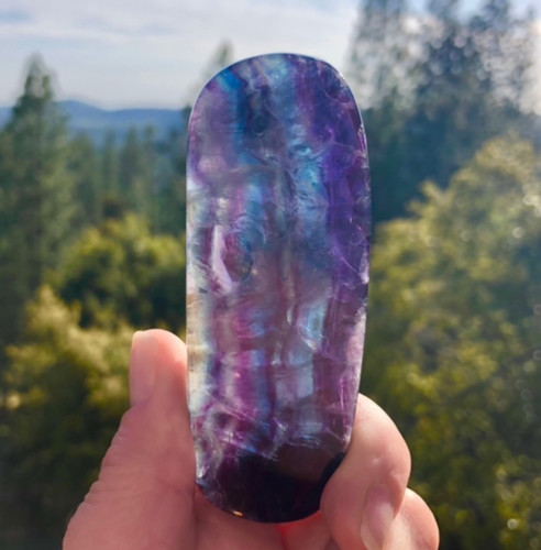 Pretty Blue Fluorite Slab