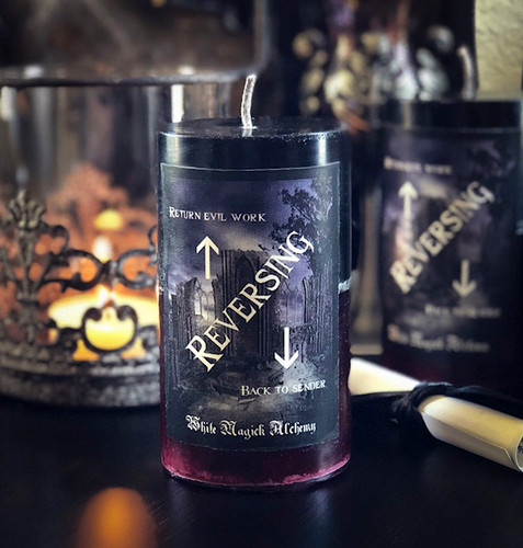 Reversing Candles - Return Evil Work Back To Sender Ritual Candle Spell