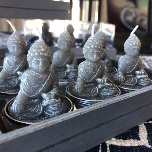 Buddha Candles for Meditation & Enlightenment - Set of 6 Tealights
