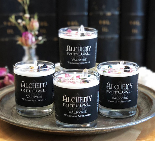 Valkyrie Petite - Alchemy Ritual Candles for Wisdom, Strength & Weaving Destiny