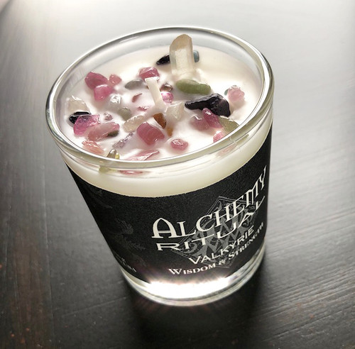 Valkyrie Petite - Alchemy Ritual Candles for Wisdom, Strength & Weaving Destiny
