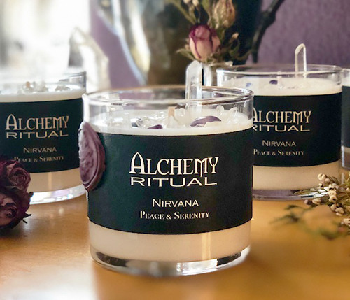Nirvana - Alchemy Ritual Candles for Peace & Serenity