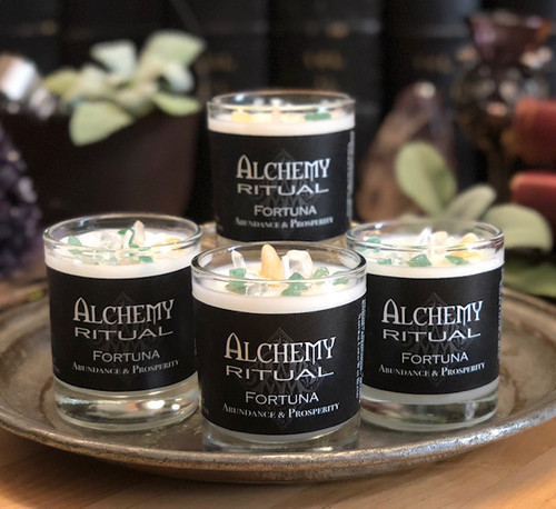 Fortuna Petite - Alchemy Ritual Candles for Abundance & Prosperity