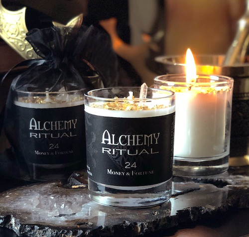24 Petite - Alchemy Ritual Candles for Money & Fortune