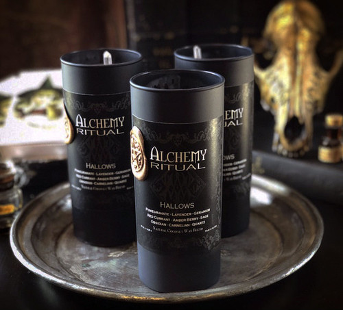 Hallows - Alchemy Ritual Vigil Lights Candles for Samhain, All Hallows Eve, Halloween, Ancestor Magick
