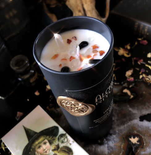Hallows - Alchemy Ritual Vigil Lights Candles for Samhain, All Hallows Eve, Halloween, Ancestor Magick