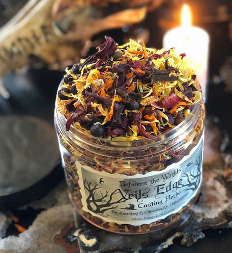 Samhain Veils Edge Casting Herbs for Breaking thru the Veil, Seance, Otherworldly Spirit Workings & Samhain Offering