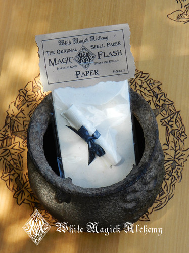 Magic Flash Sparking Spell Paper . Release your Intention to the Universe