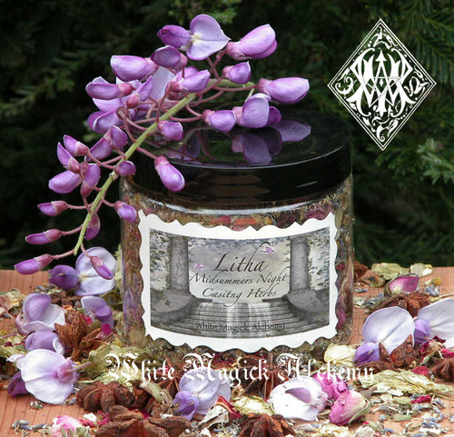 Litha Midsummers Night Casting Herbs . Organic Flora, Fruits, Herbs and Woods