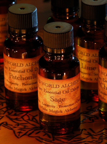 Sage Essential Oil . White Magick Alchemy Pure Essential Dilute . Clearing Negativity, Purification, Wisdom, Longevity