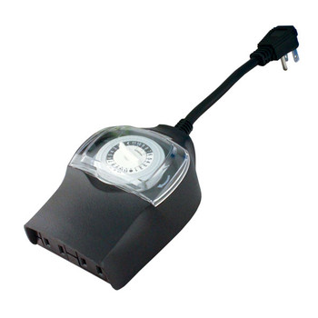 24 Hour Mechanical Timer with 2 Outlets 24 Hour Mechanical Timer with 2 Outlets
