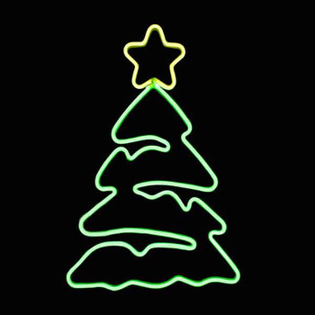 SMD Neon Tree with Top Star SMD Neon Tree with Top Star