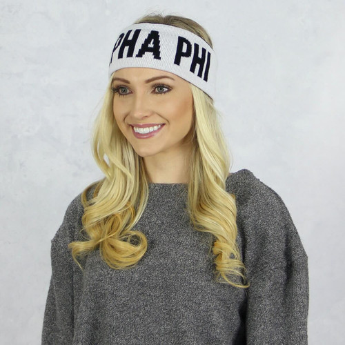 Alpha Phi Reversible Headband and Ear Warmer