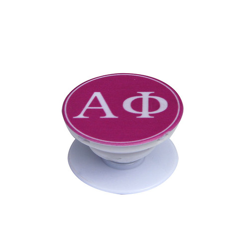 Alpha Phi Phone Grip in Hot Pink