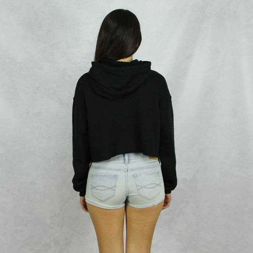 Alpha Chi Omega Cropped Hoodie Back