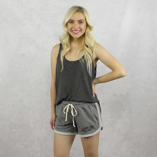 Alpha Chi Omega Shorts in Grey
