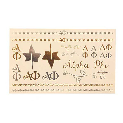 Alpha Phi Flash Tats