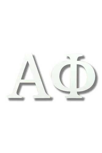 Alpha Phi Large White Sticker