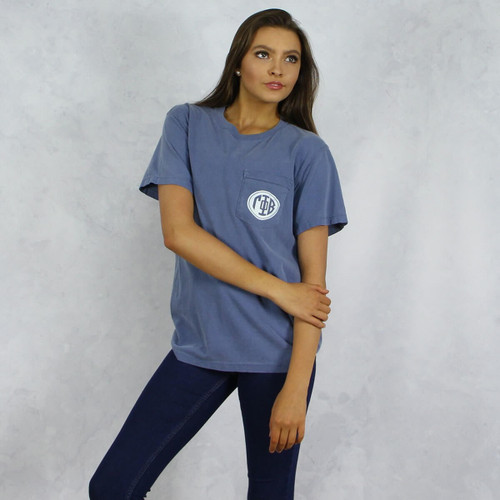 Gamma Phi Beta Comfort Colors Pocket T-Shirt