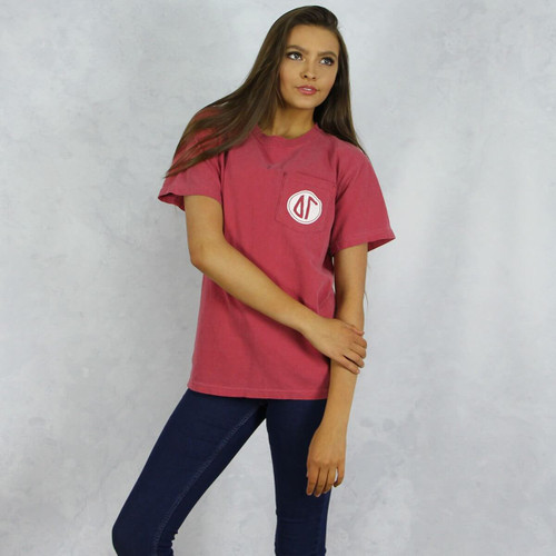 Delta Gamma Comfort Colors Pocket T-Shirt