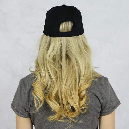 Delta Gamma Baseball Hat in Black on Black Back