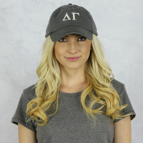 Delta Gamma Baseball Hat in Gray