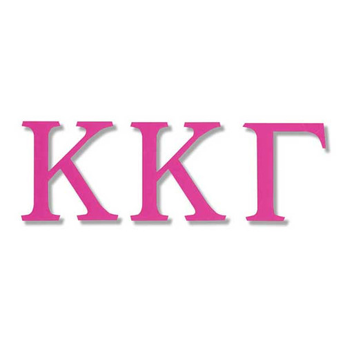 Kappa Kappa Gamma Jumbo Sticker in Hot Pink