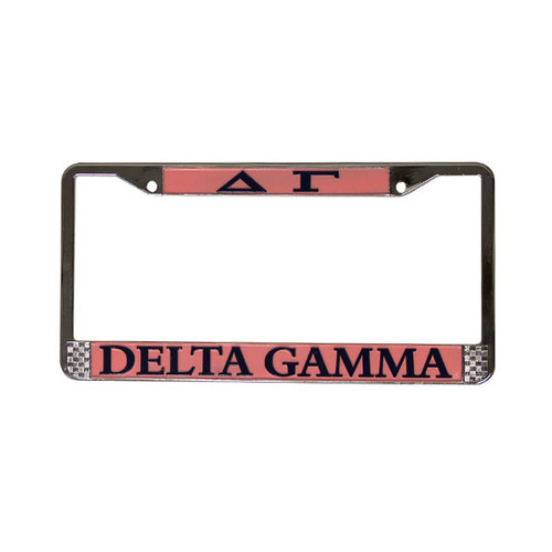Delta Gamma License Plate Frame