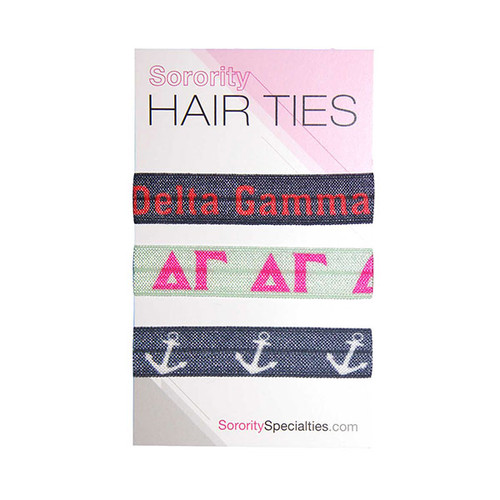 Delta Gamma Hair Ties