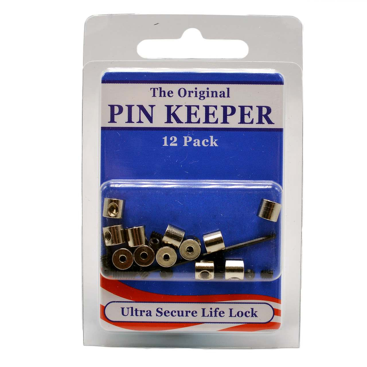PIN KEEPER W/ALLEN WRENCH (10 PACK) Locking Pin Back Pin Keepers